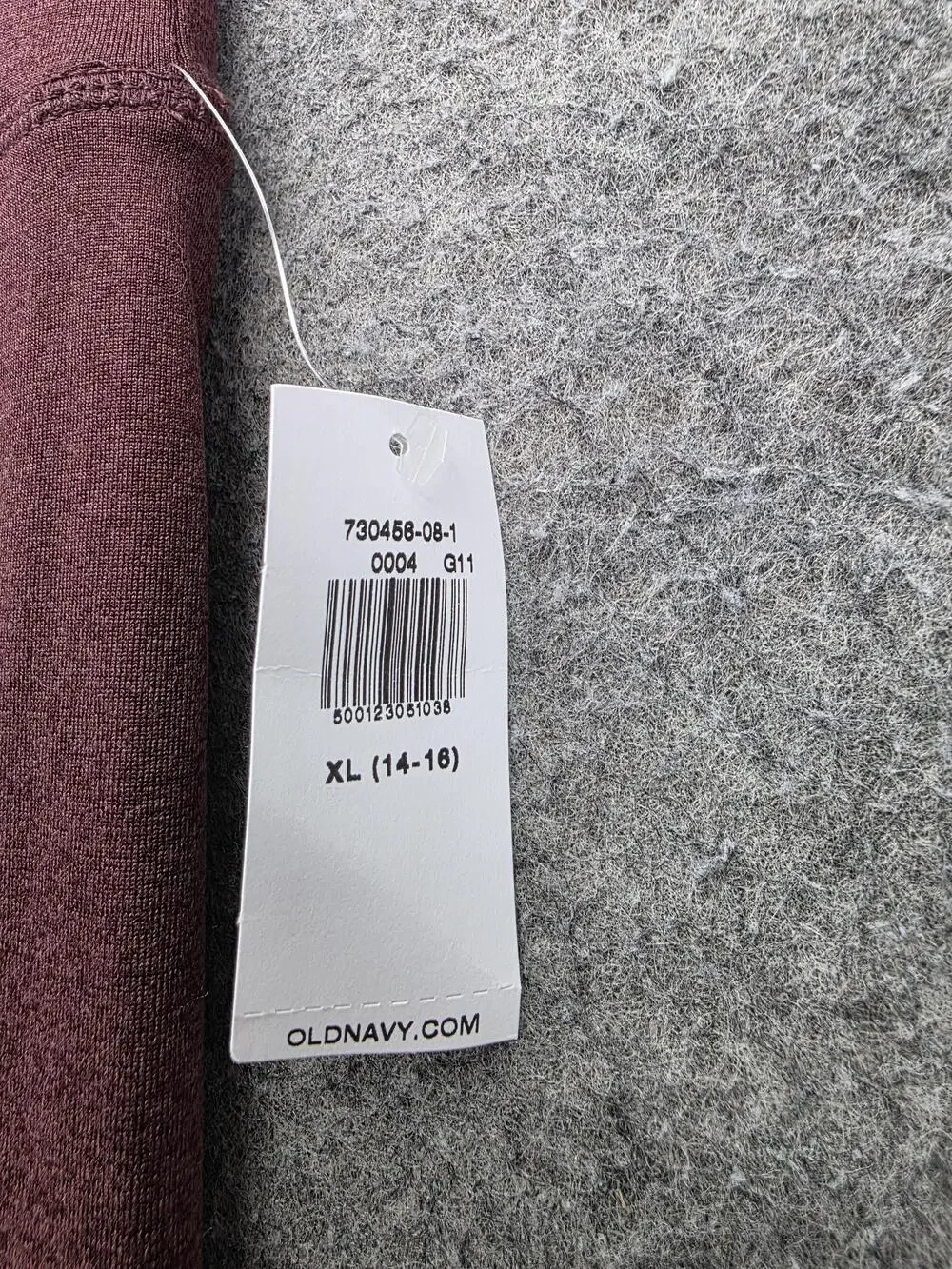 Old Navy Leggings Girls XL 14-16 Red Ankle Powerpress Go-Dry Stretch Activewear